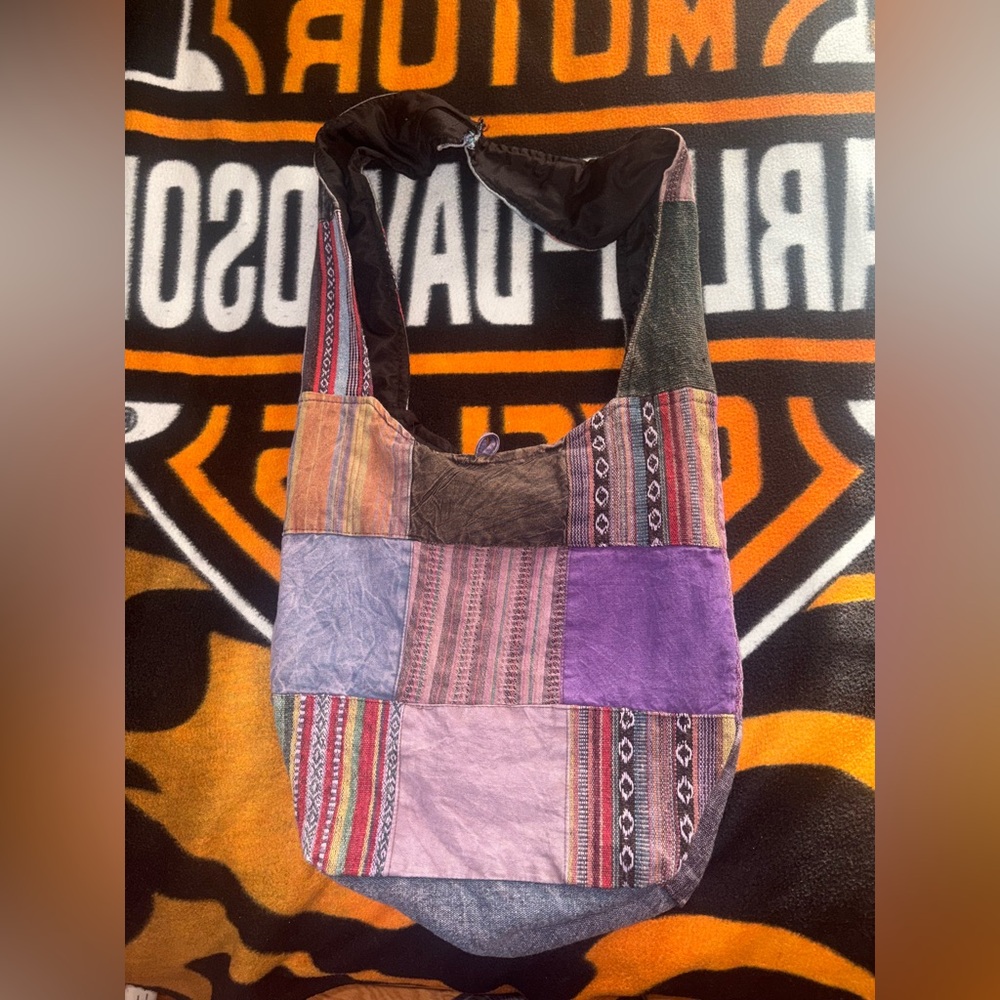 Boho Patchwork Elephant Shoulder Bag Vintage By K… - image 2